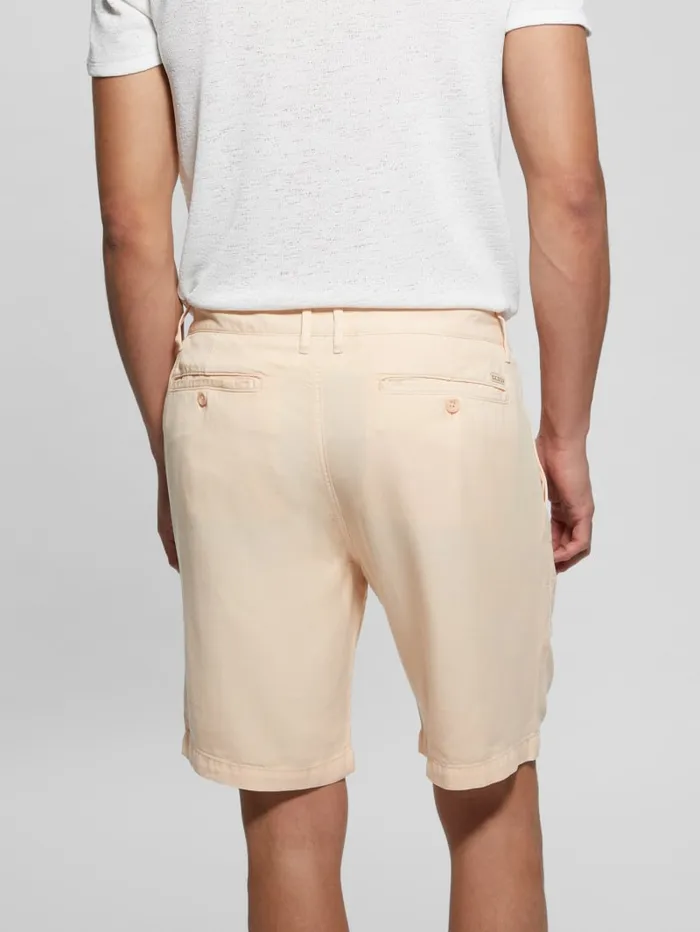 GUESS Pants and Shorts Eco Bowie Shorts White 8211 Men