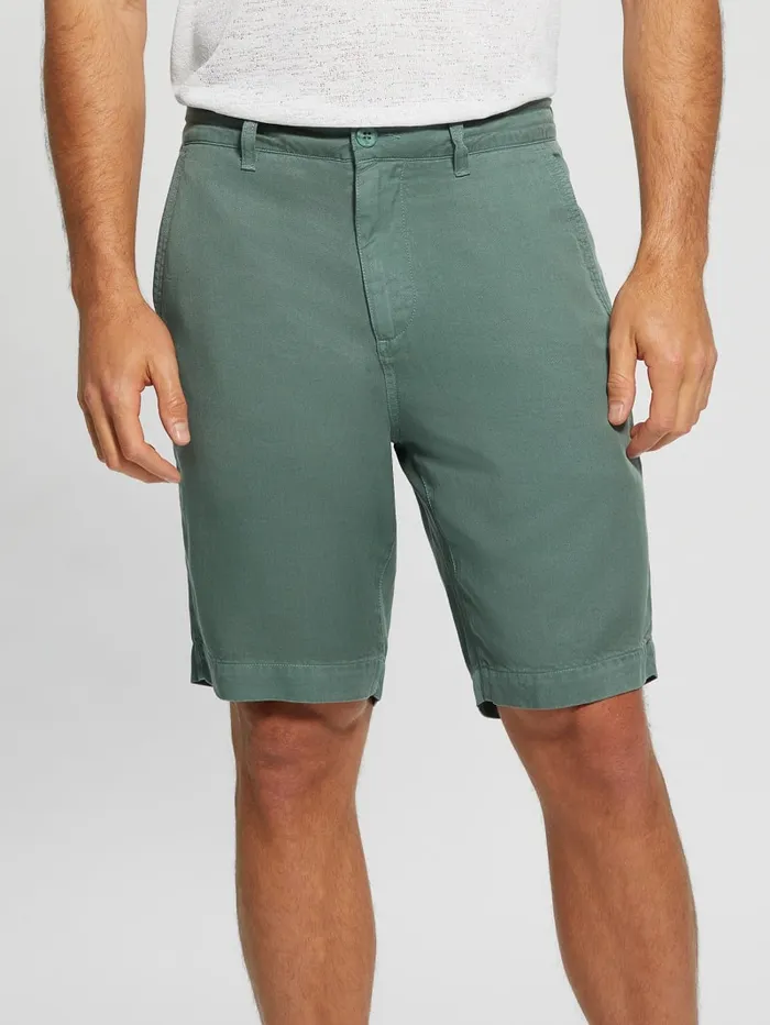GUESS Pants and Shorts Eco Bowie Shorts White 8211 Men