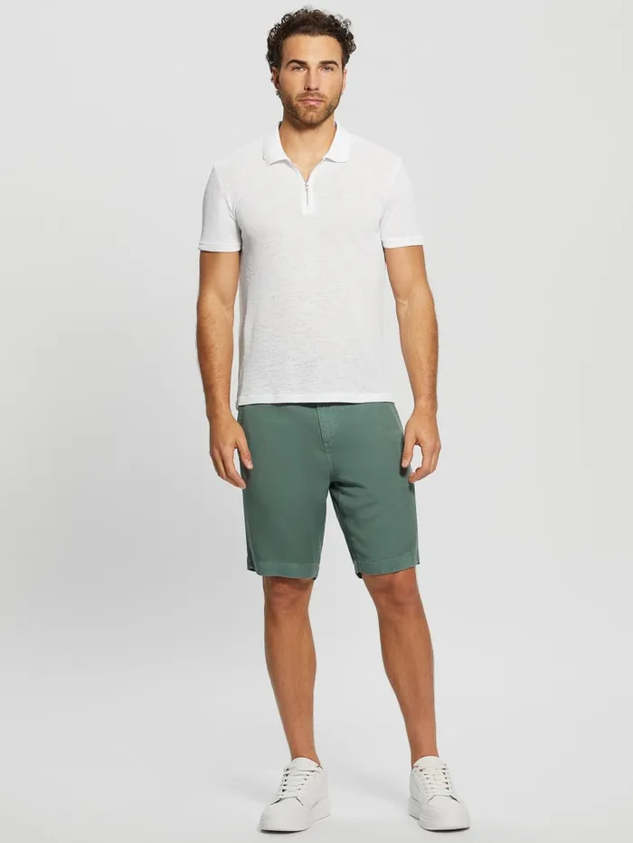 GUESS Pants and Shorts Eco Bowie Shorts White 8211 Men