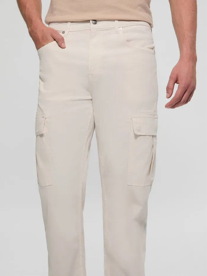 GUESS Pants and Shorts Eco Julianne Cargo Pants White 8211 Men