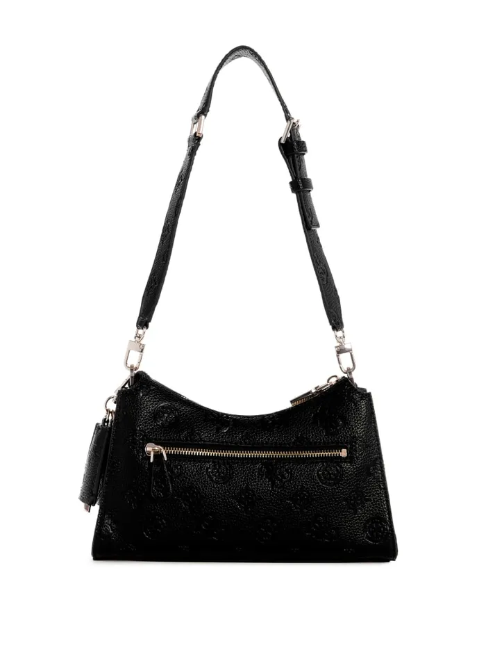 GUESS Sale Cresidia TopZip Shoulder Bag White 8211 Women