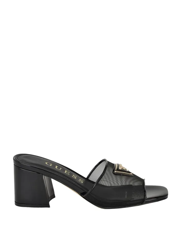GUESS Sale Gables Mesh Mules Beige 8211 Women