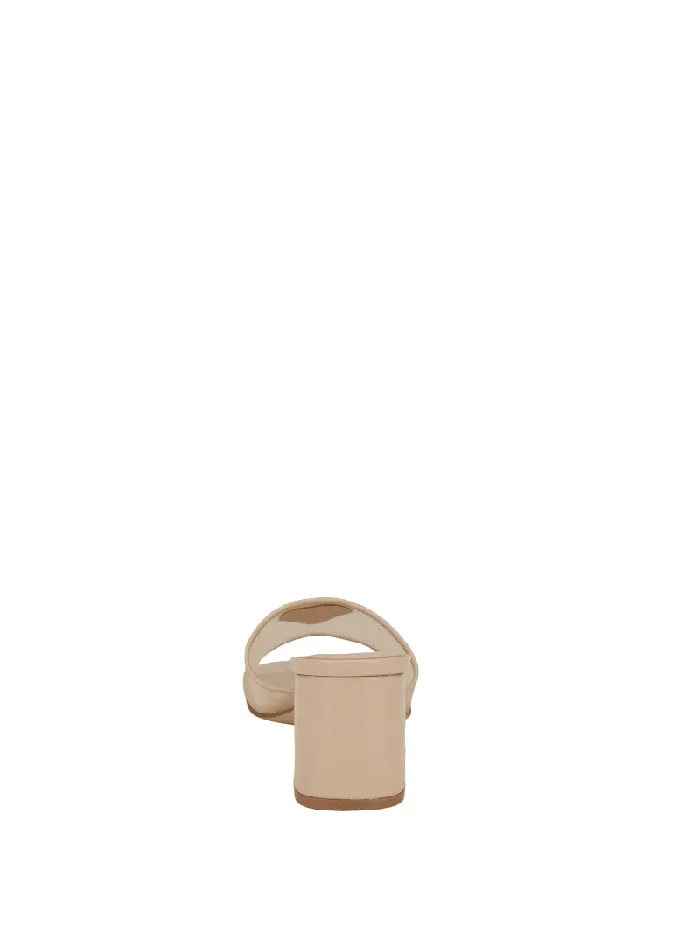GUESS Sale Gables Mesh Mules Beige 8211 Women