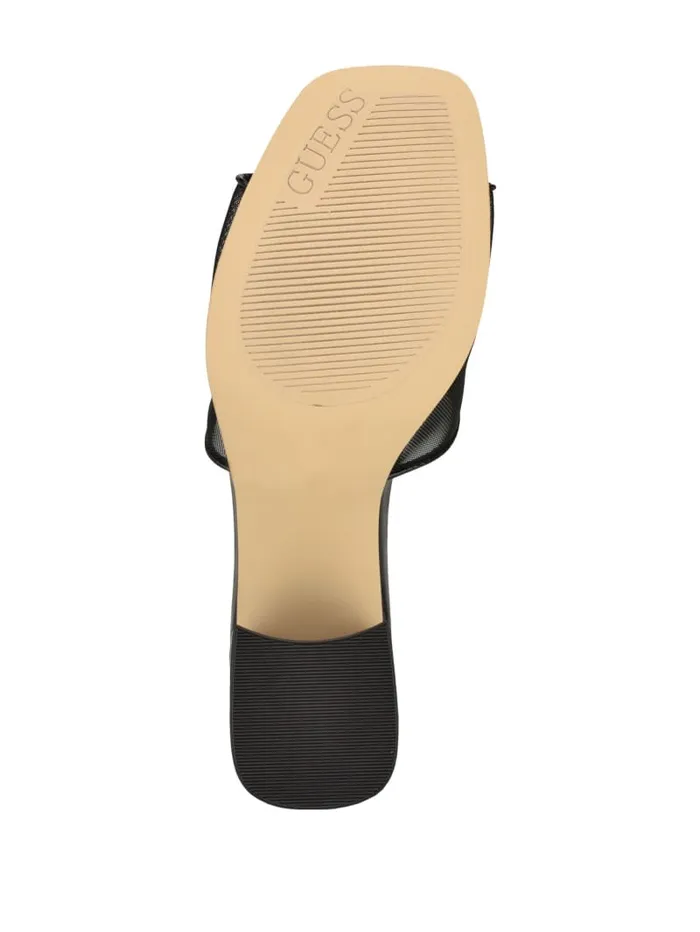 GUESS Sale Gables Mesh Mules Beige 8211 Women