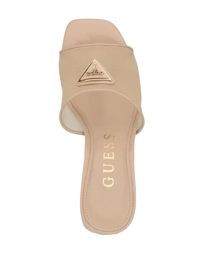 GUESS Sale Gables Mesh Mules Beige 8211 Women
