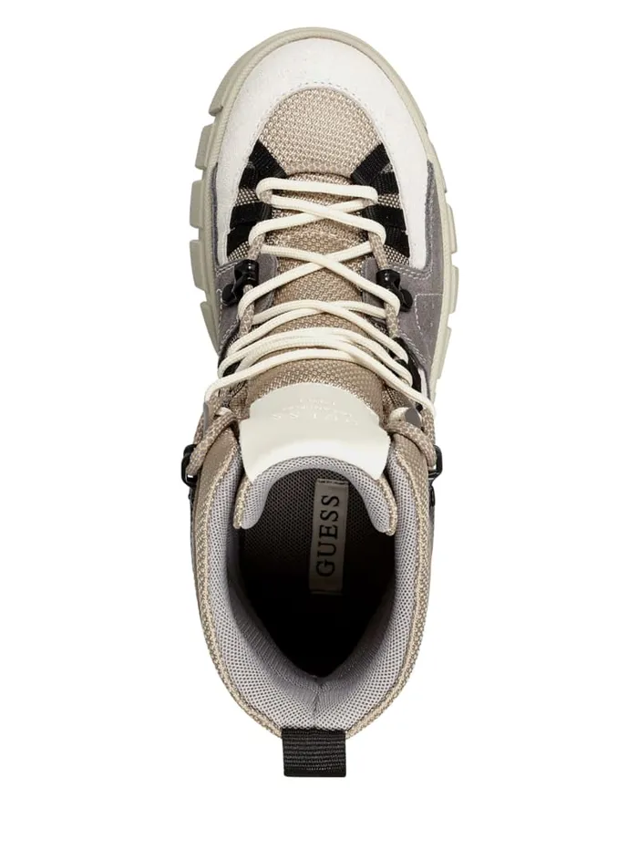 GUESS Sale Haler Hiker Boots Brown 8211 Women