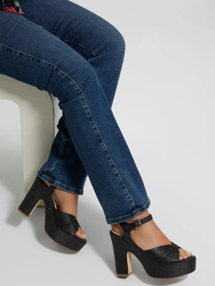 GUESS Sale Saylin Block Heels Pink 8211 Women