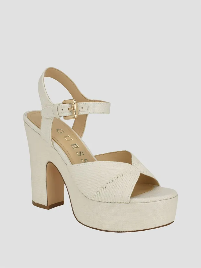 GUESS Sale Saylin Block Heels Pink 8211 Women