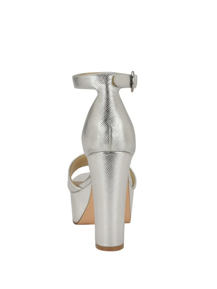 GUESS Sale Seton Embossed Heels Beige 8211 Women