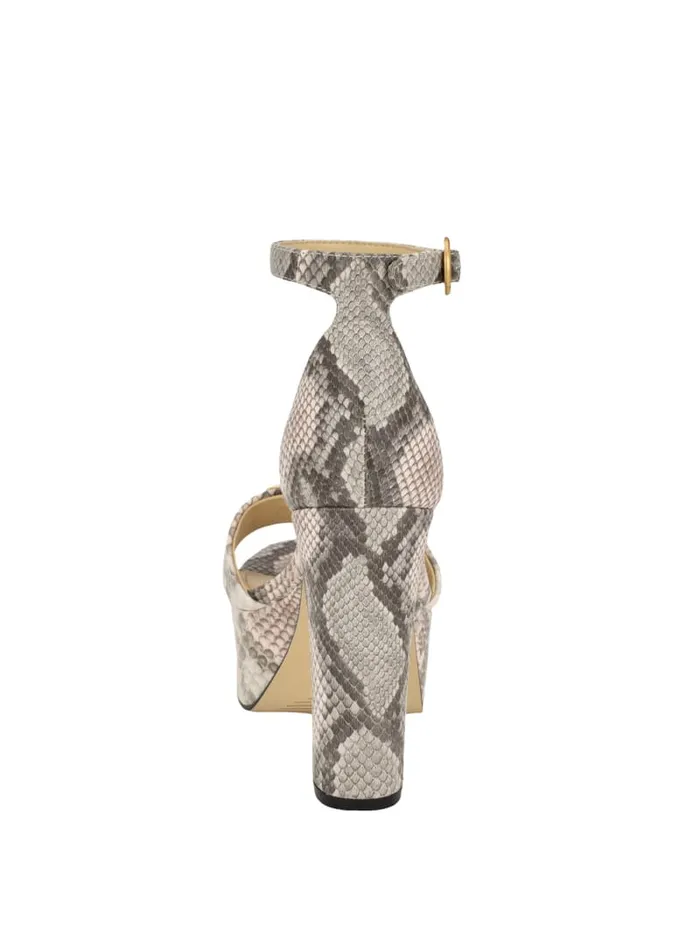 GUESS Sale Seton Embossed Heels Beige 8211 Women
