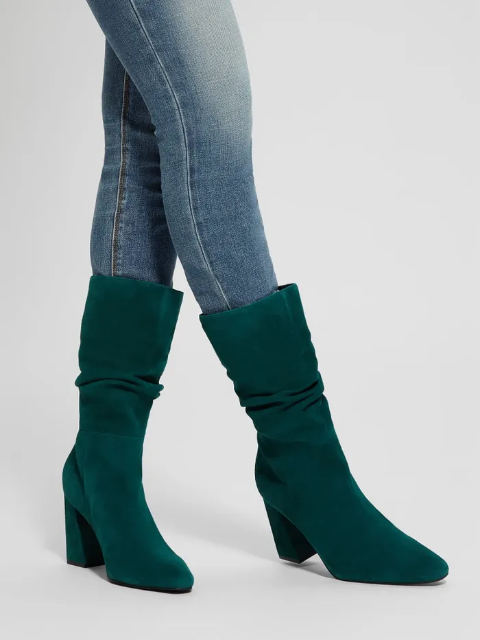 GUESS Sale Yeppy Suede Slouch Booties Black 8211 Women