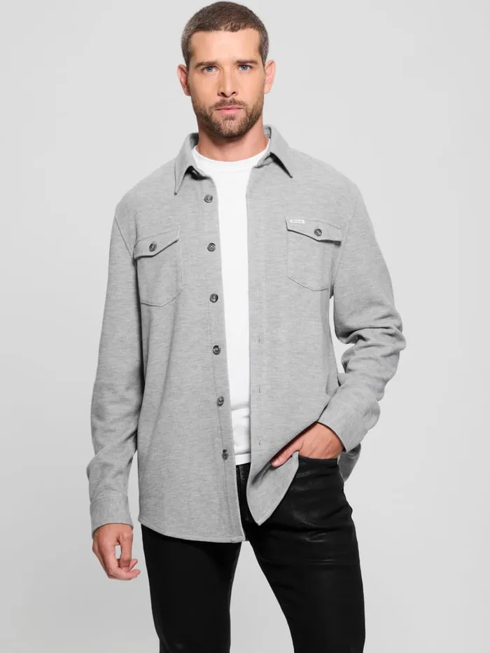 GUESS Shirts Collins Luxury Shirt Beige 8211 Men