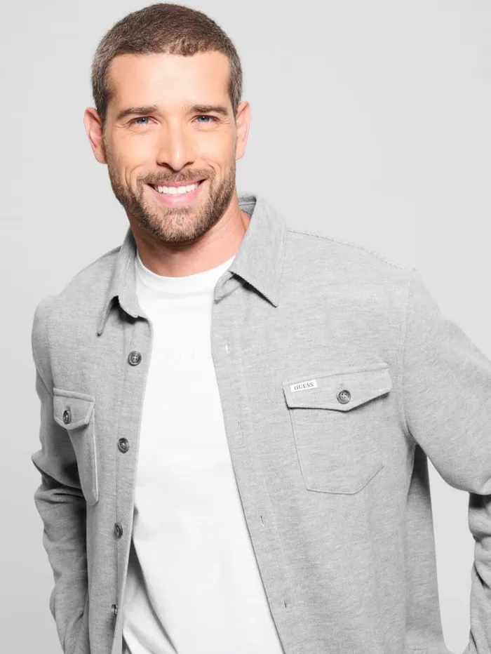 GUESS Shirts Collins Luxury Shirt Beige 8211 Men