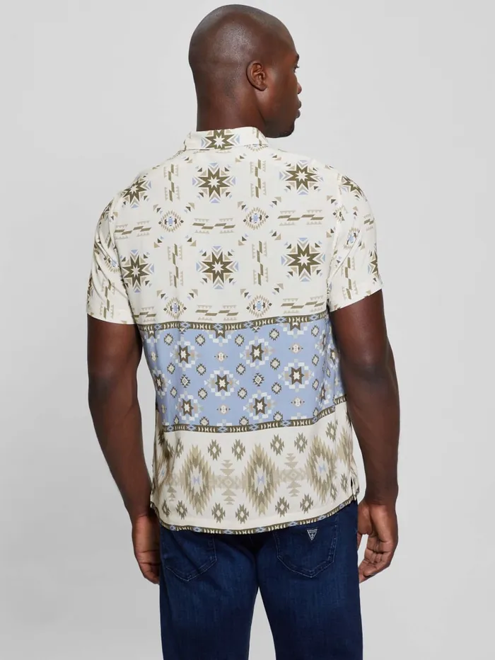 GUESS Shirts Eco Rayon Southwest Shirt Colors 8211 Men