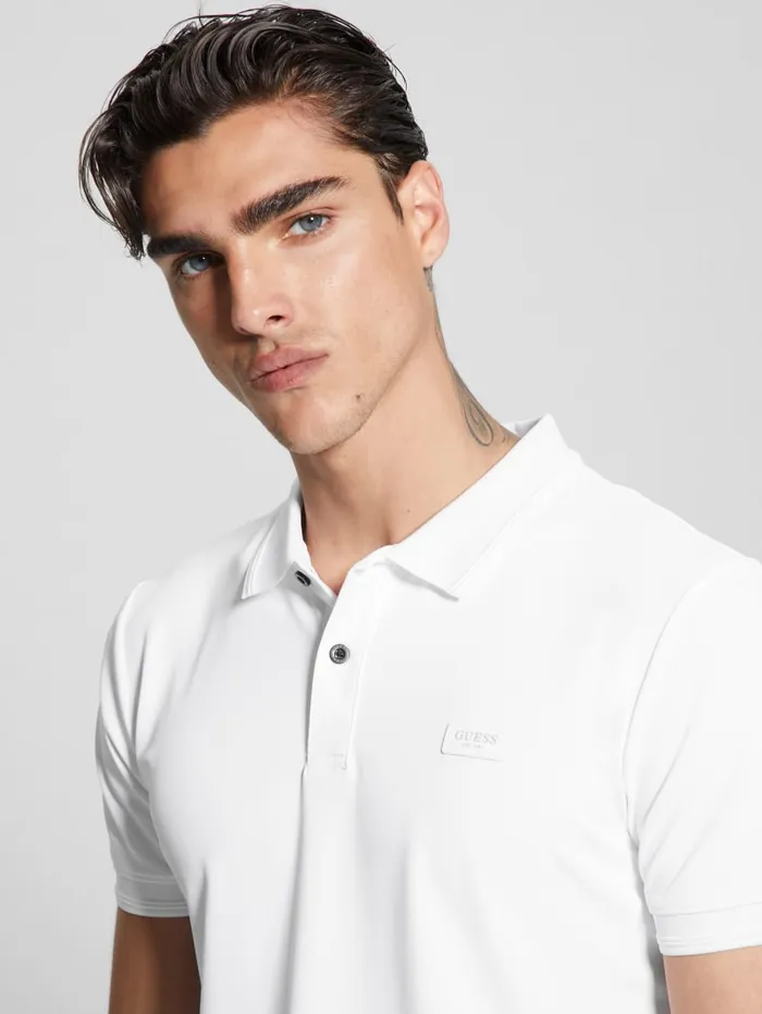 GUESS Shirts TechStretch Polo Blue 8211 Men