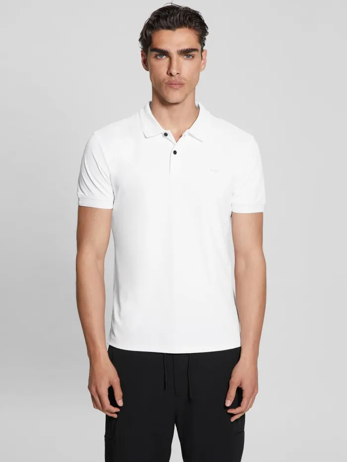 GUESS Shirts TechStretch Polo Blue 8211 Men