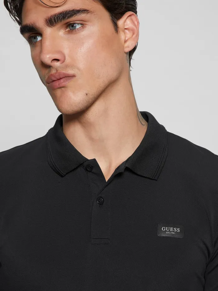 GUESS Shirts TechStretch Polo Blue 8211 Men