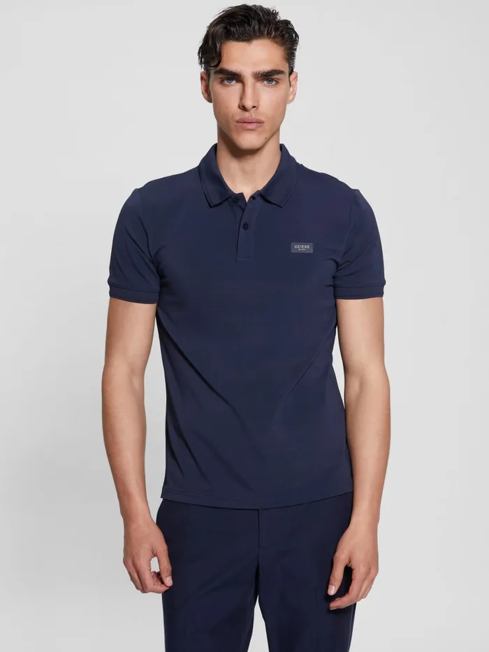 GUESS Shirts TechStretch Polo Blue 8211 Men