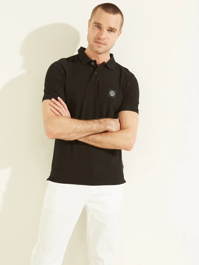 GUESS Shirts Washed Polo Grey 8211 Men