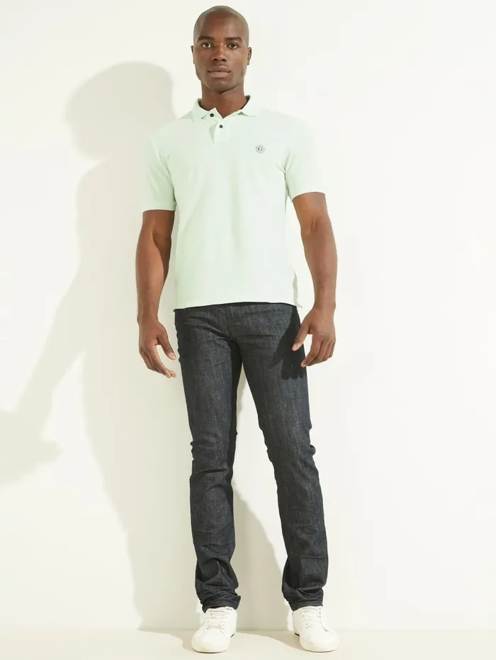 GUESS Shirts Washed Polo Grey 8211 Men