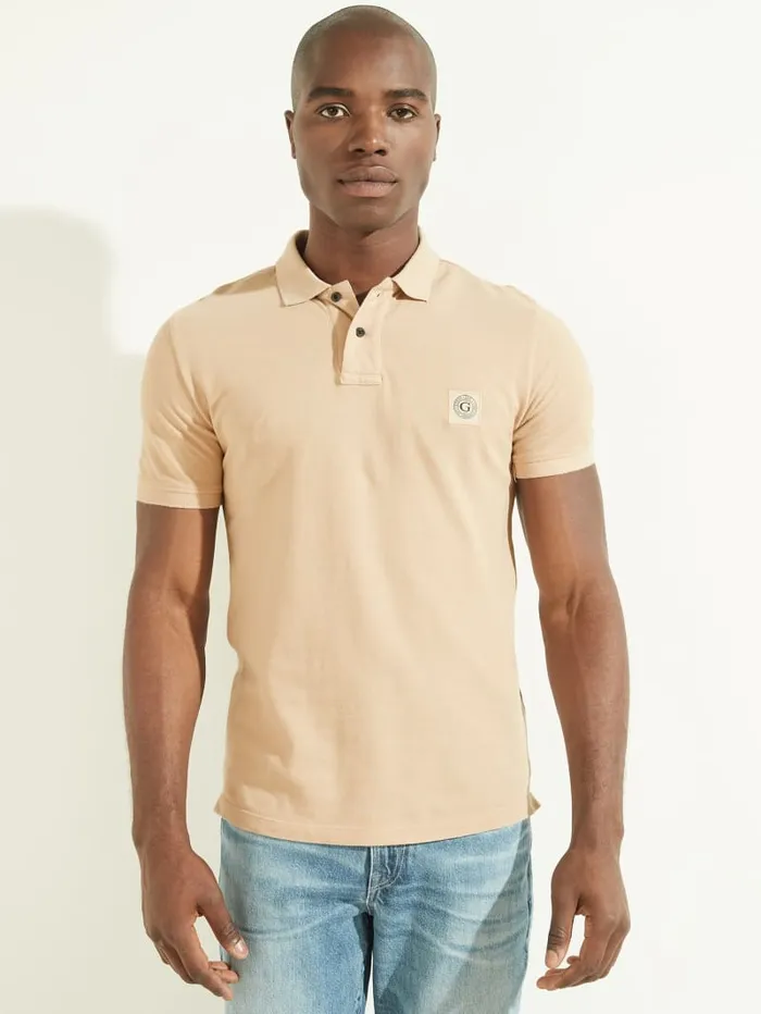 GUESS Shirts Washed Polo Grey 8211 Men