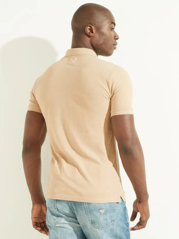 GUESS Shirts Washed Polo Grey 8211 Men