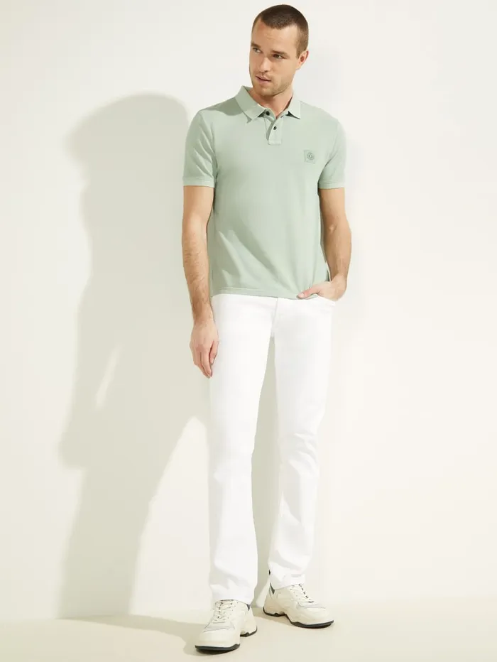 GUESS Shirts Washed Polo Grey 8211 Men
