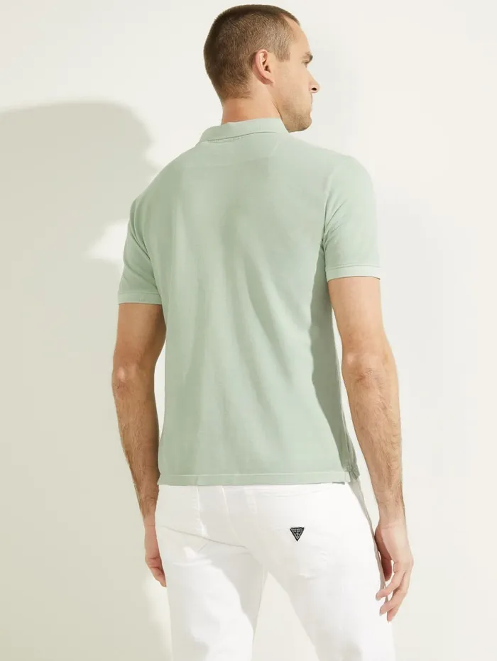 GUESS Shirts Washed Polo Grey 8211 Men