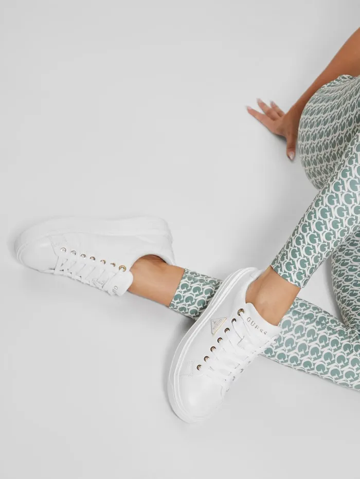 GUESS Shoes Denesa LowTop Sneakers White 8211 Women