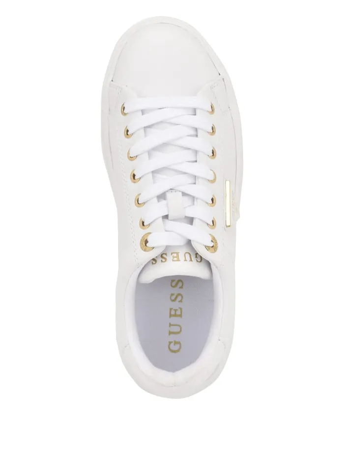 GUESS Shoes Denesa LowTop Sneakers White 8211 Women