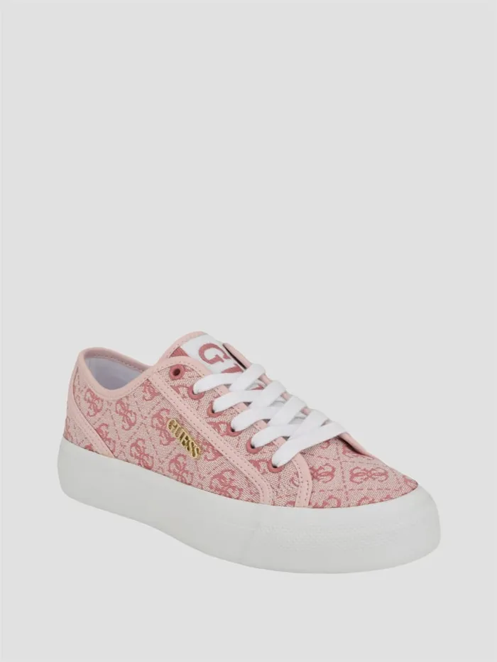 GUESS Shoes Jelexa LowTop Sneakers Beige 8211 Women