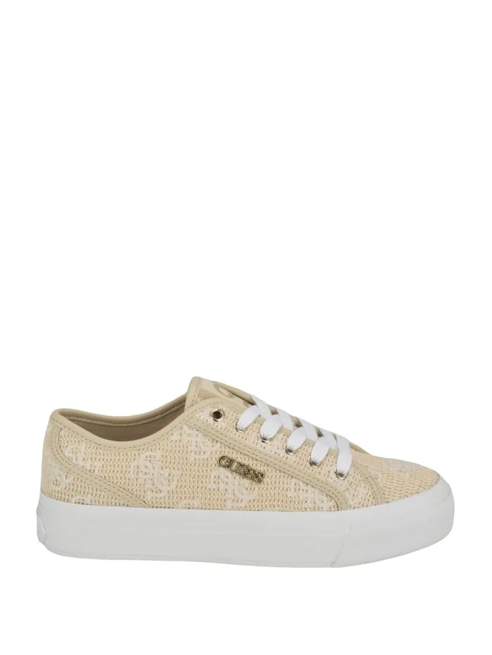 GUESS Shoes Jelexa LowTop Sneakers Beige 8211 Women