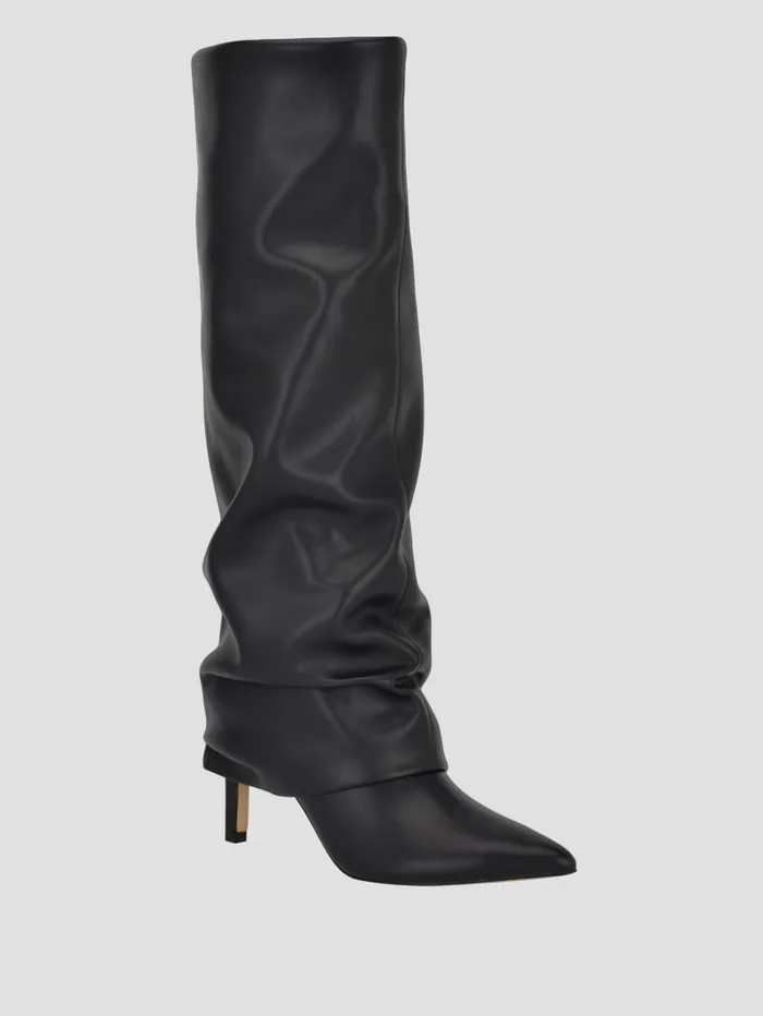 GUESS Shoes Natha FoldOver Boots White 8211 Women