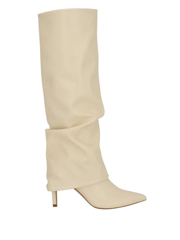 GUESS Shoes Natha FoldOver Boots White 8211 Women