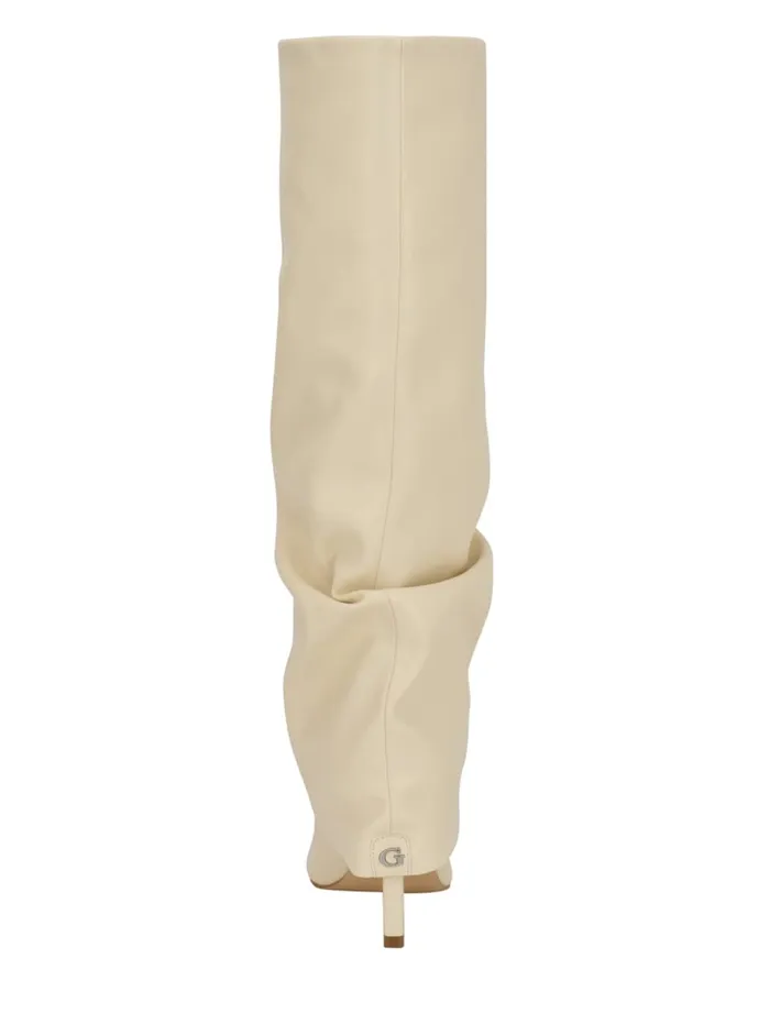 GUESS Shoes Natha FoldOver Boots White 8211 Women