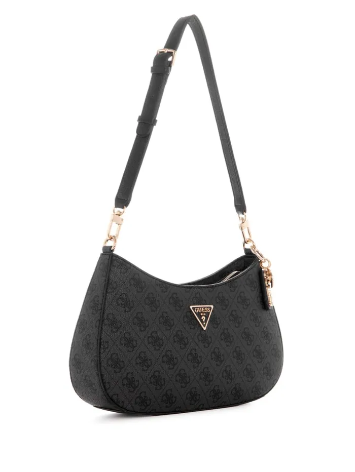 GUESS Shoulder Bags Noelle Quattro G Shoulder Bag Brown 8211 Unisex