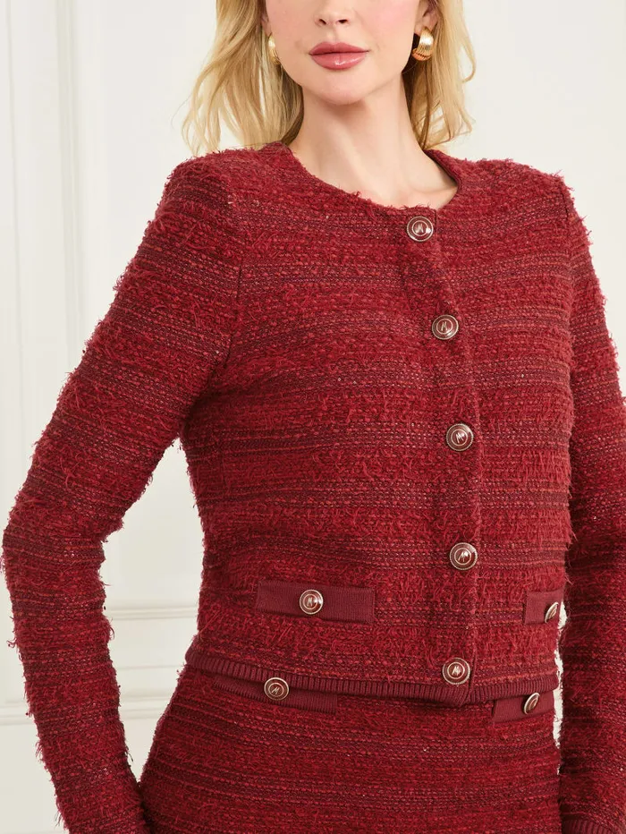 GUESS Sweaters and Knits Eco Amelia Boucl Cardigan Sweater White 8211 Women