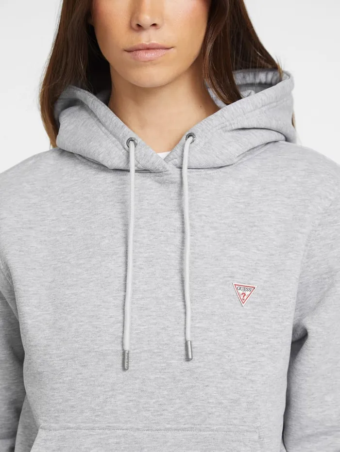 GUESS Sweaters and Knits Mini Patch Hoodie White 8211 Women