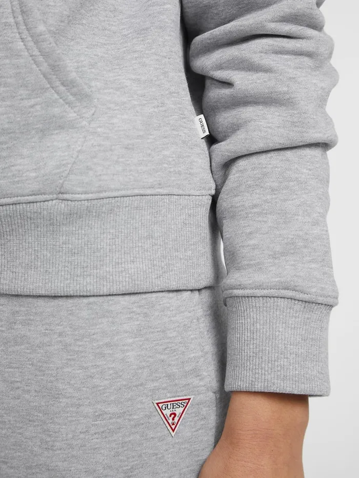 GUESS Sweaters and Knits Mini Patch Hoodie White 8211 Women