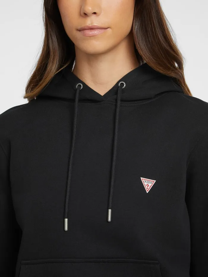 GUESS Sweaters and Knits Mini Patch Hoodie White 8211 Women