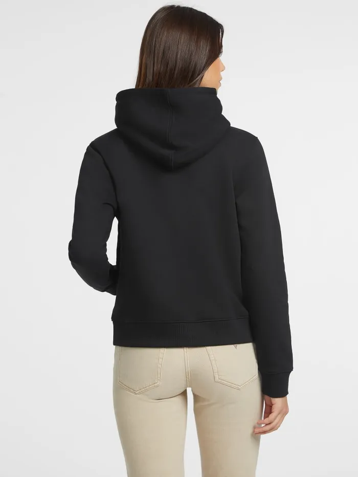 GUESS Sweaters and Knits Mini Patch Hoodie White 8211 Women