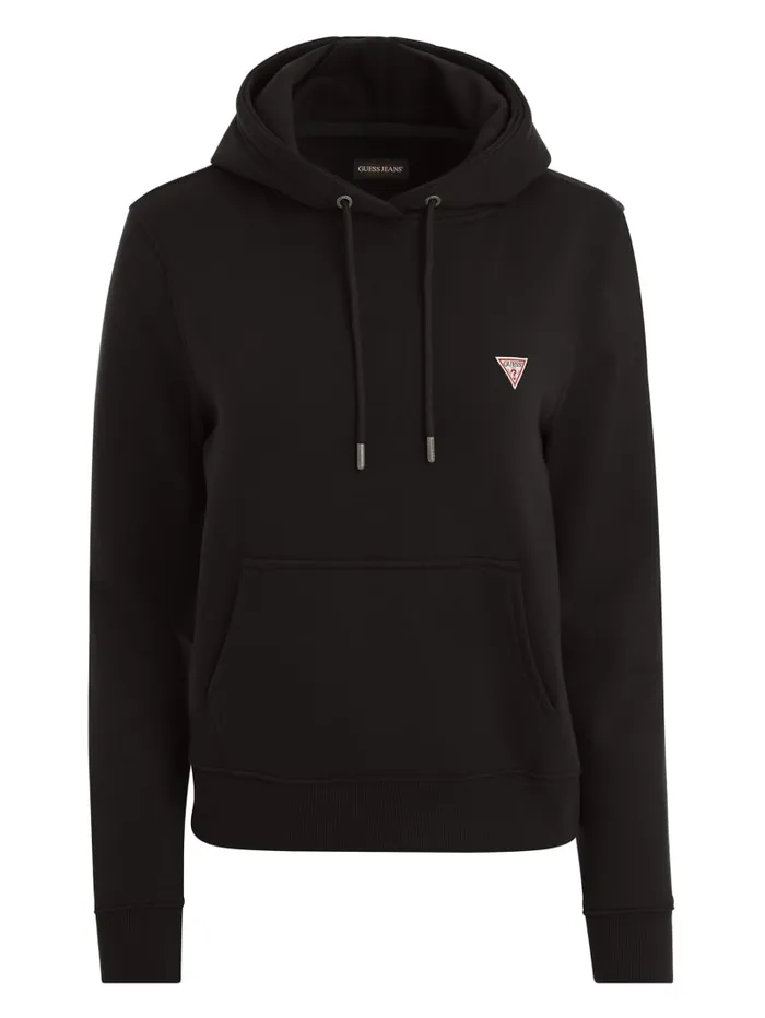 GUESS Sweaters and Knits Mini Patch Hoodie White 8211 Women