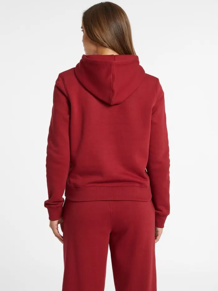GUESS Sweaters and Knits Mini Patch Hoodie White 8211 Women