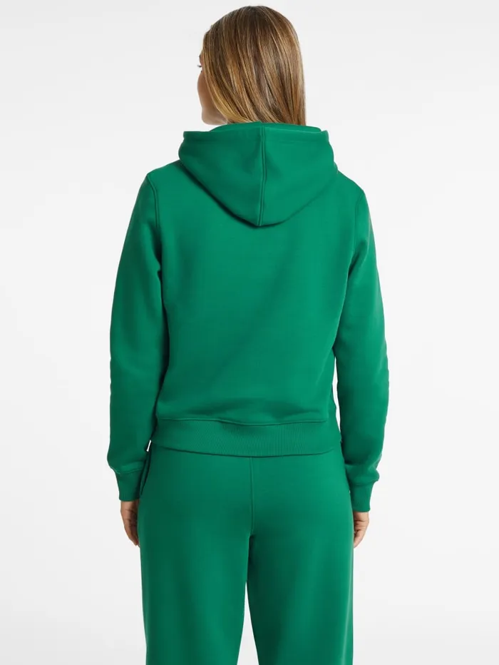 GUESS Sweaters and Knits Mini Patch Hoodie White 8211 Women