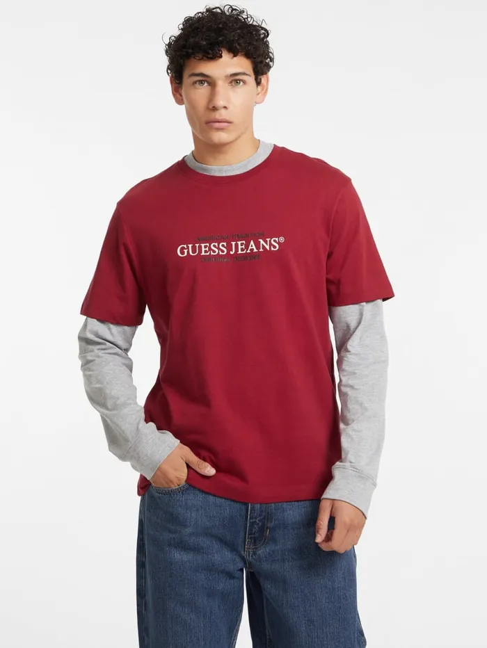 GUESS T Shirts and Tanks American Tradition Tee Red 8211 Men
