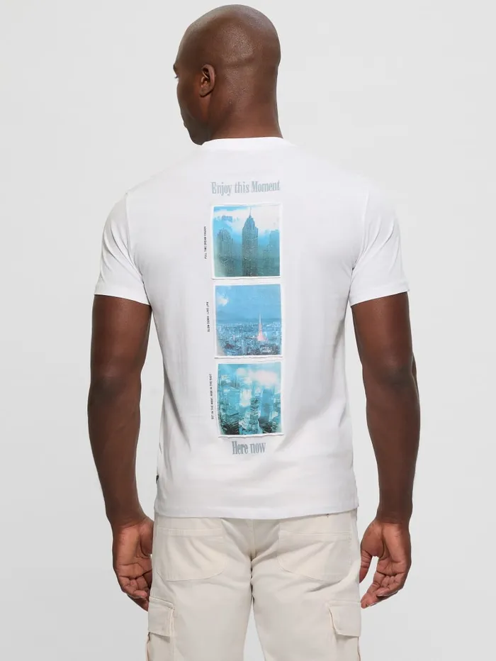 GUESS T Shirts and Tanks Eco City Of Dreams Tee White 8211 Men