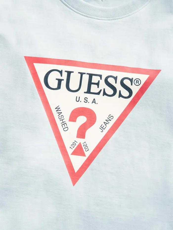 GUESS T Shirts and Tanks Iconic Tee Blue 8211 Men