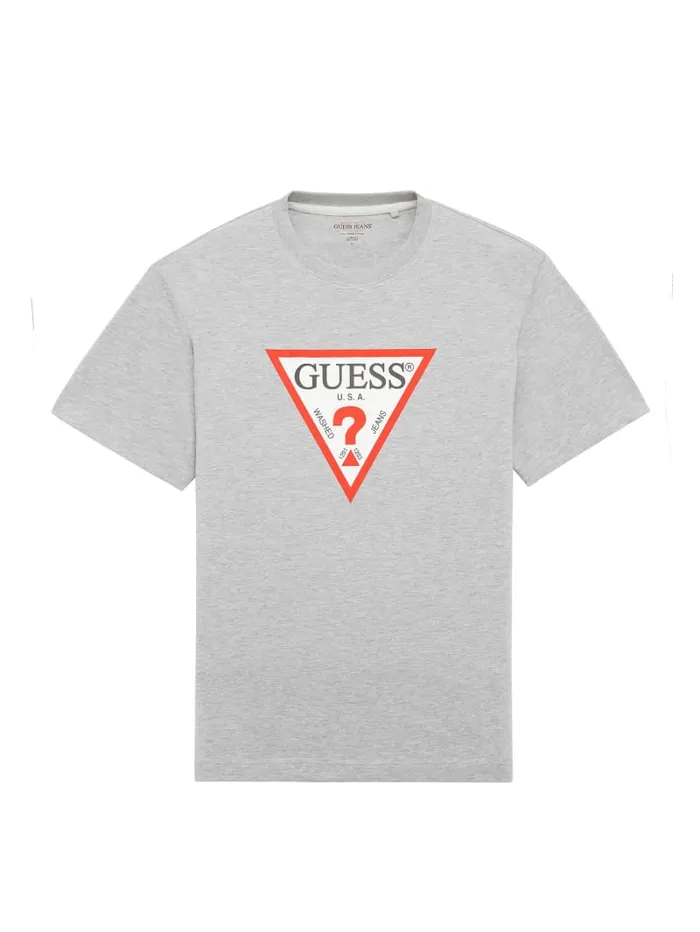 GUESS T Shirts and Tanks Iconic Tee Blue 8211 Men