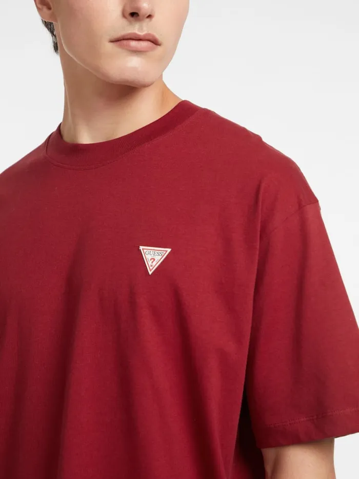 GUESS T Shirts and Tanks Mini Patch Tee Red 8211 Men