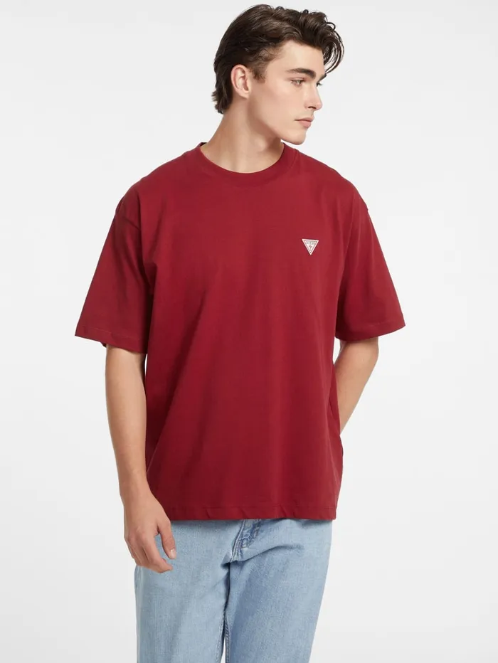 GUESS T Shirts and Tanks Mini Patch Tee Red 8211 Men